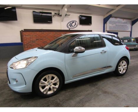 Make &amp; Model: Citroen DS3 DStyleDate of Reg: LP11 MJJColour: Bluecc: 1598MoT: 10-08-2022Fuel Type: PETROLMileage: 76kTran