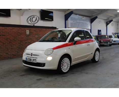 Make &amp; Model: Fiat 500 SportDate of Reg: LC08 JYTColour: Whitecc: 1368MoT: 26-10-2022Fuel Type: PETROLMileage: 86kTransmi