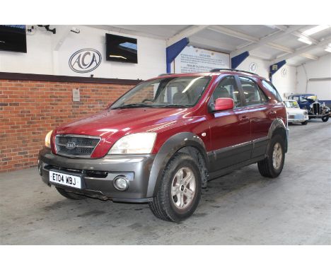 Make &amp; Model: Kia Sorento CRDi XEDate of Reg: ET04 WBJColour: Redcc: 2500MoT: 06-02-2022Fuel Type: DIESELMileage: 101kTra