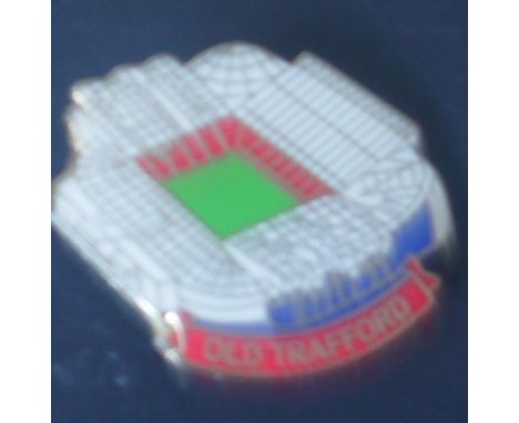 MANCHESTER UNITED VINTAGE OLD TRAFFORD BADGE
