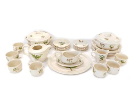 A Poole Pottery Country Lane pattern part dinner and tea service. 