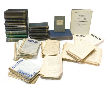 Various copies of The South London Entomological and Natural History Society, to include early 20thC, book on HMS Victory Bui