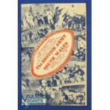 1941 South Wales v the Army Rugby Programme: At Swansea near Christmas 1941, inc attractive photos