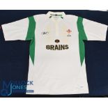 2005 White Wales no.3 Match-Prepared Rugby Jersey: Unnamed loose-head prop's short sleeved issue.
