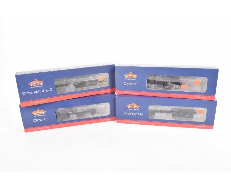 Four boxed Bachmann '00' gauge locomotives and tendersComprising 31-001 Robinson 04 2-8-0 locomotive 63601 with six wheel ten