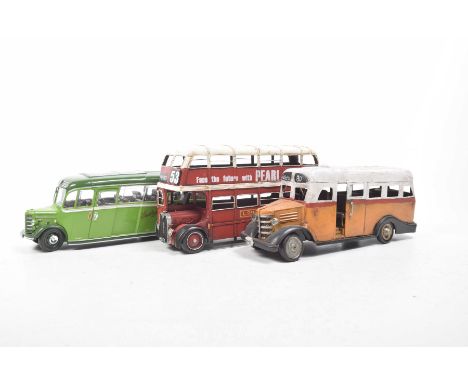 A boxed original classics 1:24 scale Bedford Duple OB coachDiecast model in green Southdown livery together with a tinplate m