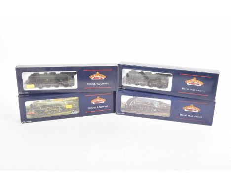 Four boxed Bachmann '00' gauge locomotives and tendersComprising 32-557 class A1 4-6-2 locomotive 60144 'King's Courier' with