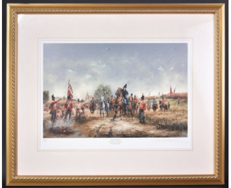 After David Cartwright - a Limited Edition ' Day of Destiny ' David Cartwright print depicting The Duke of Wellington with hi