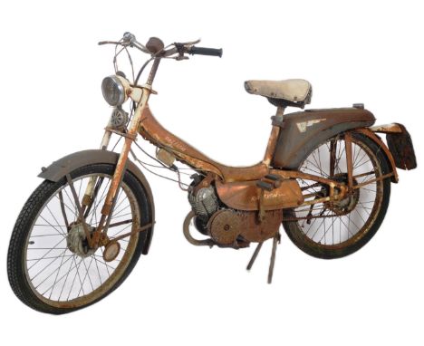 Motorcycle - 608 XHW - Raleigh Automatic Mk II - first registered in July 1964, with a 49cc Raleigh engine. The motorcycle ap