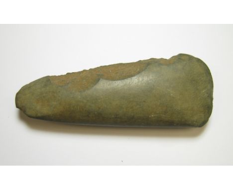 Neolithic Polished Greenstone Axehead.A ground and polished Greenstone axehead dating to the Neolithic period circa 3000-4000