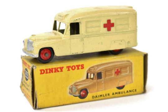 dinky toys daimler ambulance