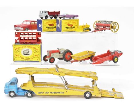 A small collection of Diecast Vehicles to include; A Lesney "Matchbox" Series No.3 "Bedford Tipper Truck", within original bo