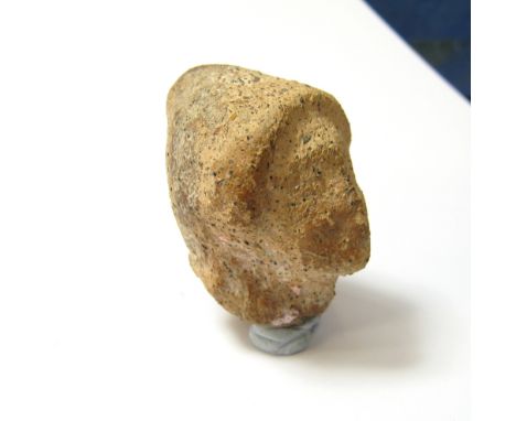 Roman Ceramic Head of Mithras Wearing A Phygrian Cap c. 2nd-4th Century AD43mm x 35 mm
