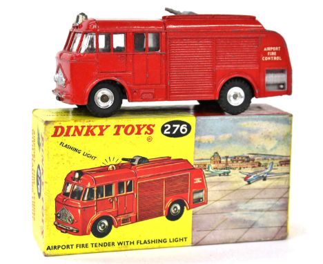 Dinky: A Dinky Toys No.276 "Airport Fire Tender with Flashing Light", contained within original all card box.