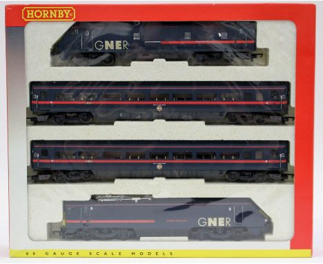 Hornby: A Hornby '00' gauge GNER train pack "R.2002 Great North Eastern Railway 225 Train, within original packaging.