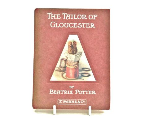 Potter (Beatrix): "The Tailor of Gloucester", first trade edition, first issue, Frederick Warne and Co., 1903, colour illustr