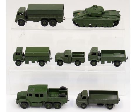 A box containing a collection of playworn Matchbox and Corgi model cars 