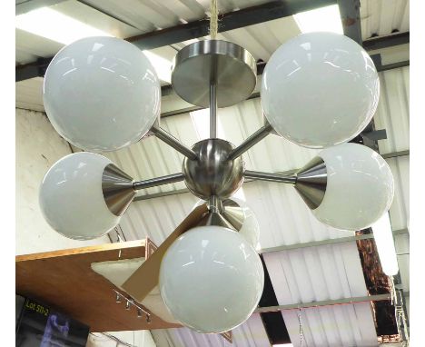CEILING LIGHT, French Art Deco style, 36cm drop approx.