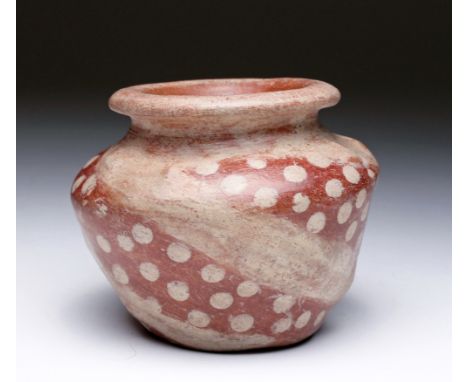 Pre-Columbian, West Mexico, probably Colima or Nayarit, ca. 200 BCE to 200 CE.  A petite olla is quite rare as it is a rattli