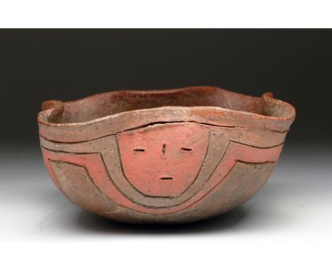 Pre-Columbian, Peru, Paracas, ca. 400 BCE to 100 CE. This vessel created by the ancients of South America boasts an intriugin