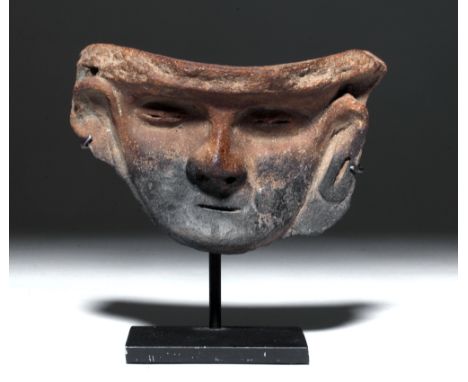 Pre-Columbian, Maya Territories, modern day Mexico/Guatemala, Late Classic Period, ca. 600 to 900 CE. This is a brown ware mo
