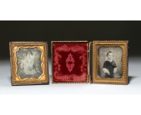 North America, ca. 1840 to 1900 CE. This is a collection of two daguerreotype and ten tintype photographs. Daguerreotype was 