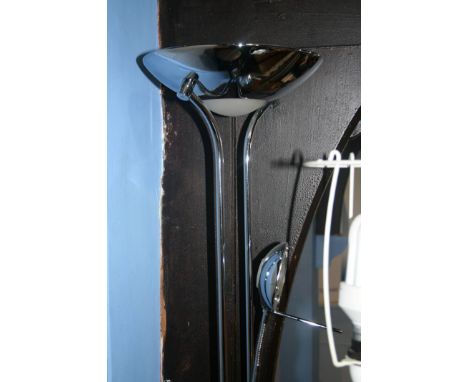 Modern uplighter and a standard lamp