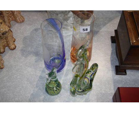 Assorted Caithness glass etc.