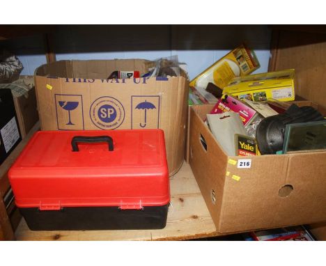 Shelf of assorted tools