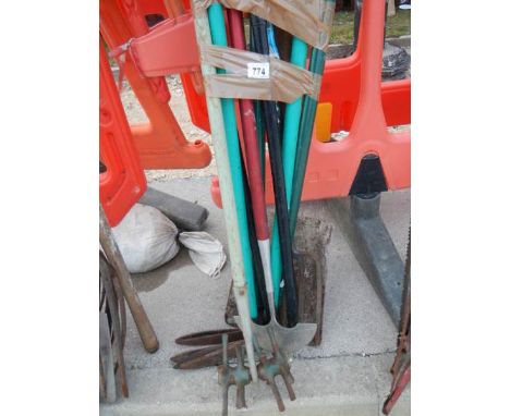 A quantity of garden tools , COLLECT ONLY.