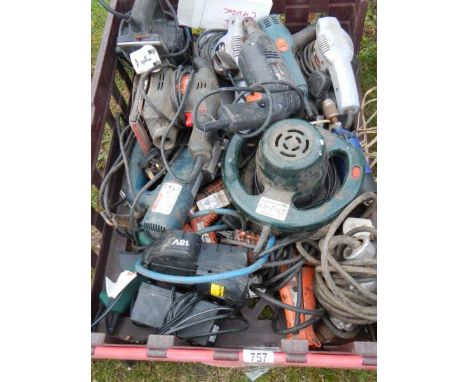 A tray of electric tools, COLLECT ONLY.
