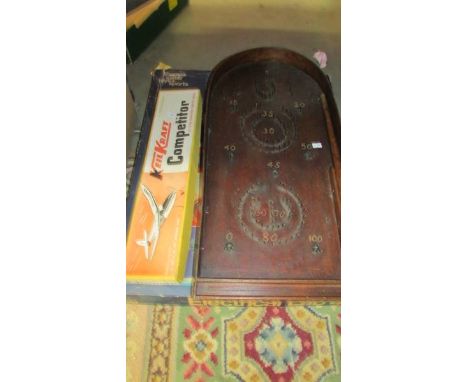 A bagatelle, a Keilkraft competitor model and an electrical lab (completeness not known) COLLECT ONLY.
