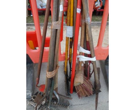 A quantity of garden tools , COLLECT ONLY.