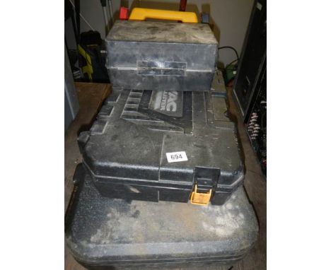 A battery charger and other tools. COLLECT ONLY.