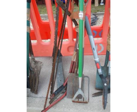 A quantity of garden tools , COLLECT ONLY.