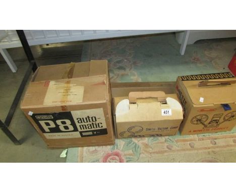 A boxed Minette 8mm viewer editor M-2, projector etc., COLLECT ONLY.