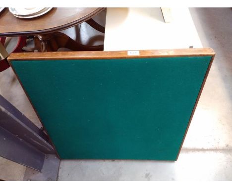A vintage folding card table (70cm x 70cm) COLLECT ONLY