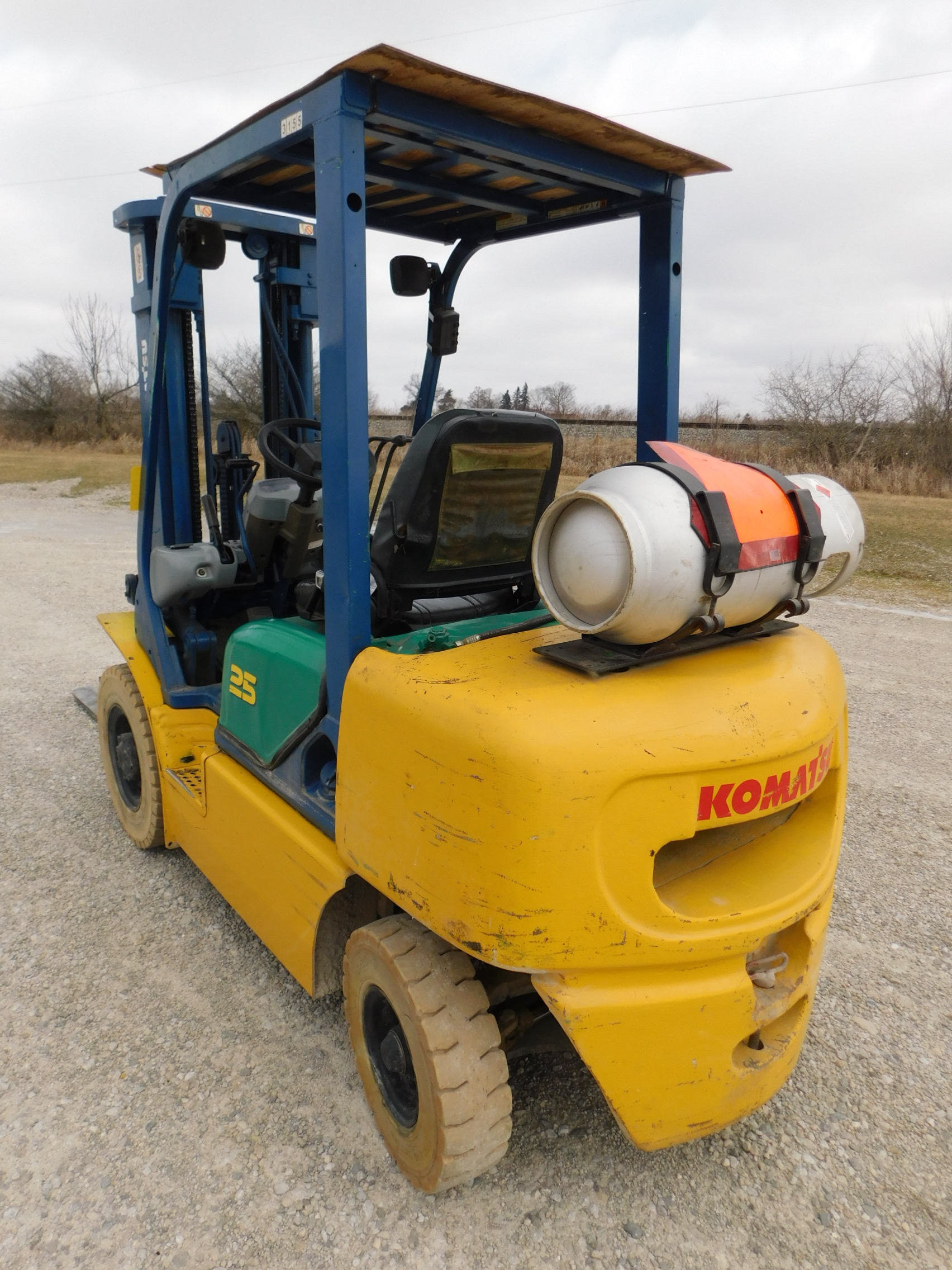 Komatsu Model FG25T-12 Fork Lift, s/n 503482A, 3,730 Lb. Capacity, LP