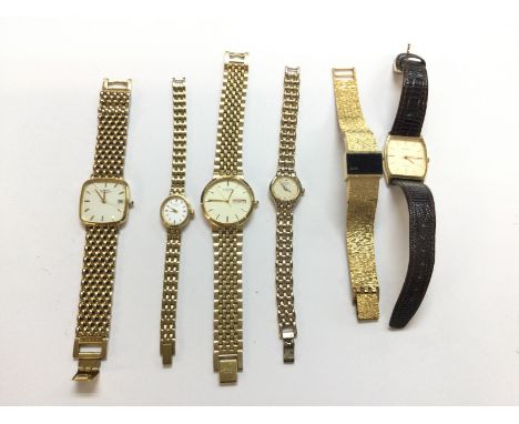 Collection of various watches including 4 rotary watches. No seen running. Postage B