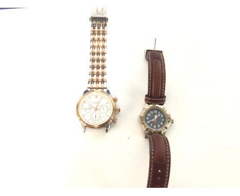 Two rotary watches with boxes not seen running.