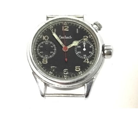 A Hanhart vintage world war 2 German fighter pilots watch. In need of attention not running Postage B