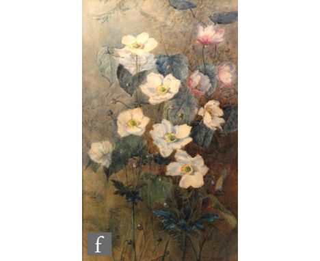 RICHARD SEBRIGHT (1868-1951) - 'Anemonies', watercolour, signed and dated 1902, framed, 49cm x 29cm
* Seebright was an artist