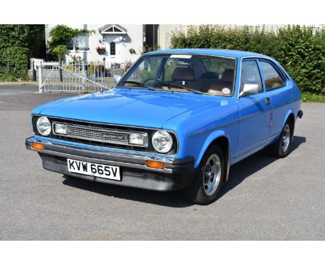 A 1979 Morris Marina coupé, registration number KVW 665V, chassis number ME2SKD254066, engine number 408295, pageant blue.Thi