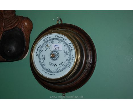 A circular aneroid Barometer