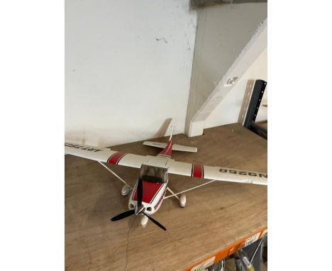 A black model kit plane N9258 (104cm x 130cm)