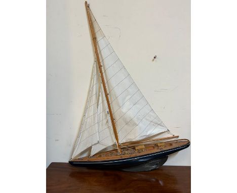 A model of a racing yacht (H84cm W62cm)