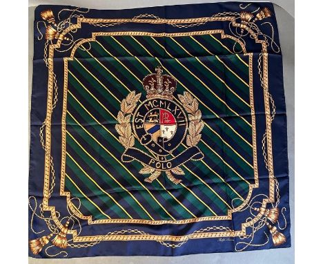 A Vintage Ralph Lauren silk scarf