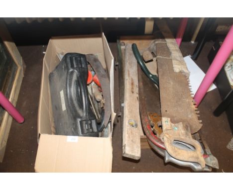 TWO TRAYS OF TOOLS