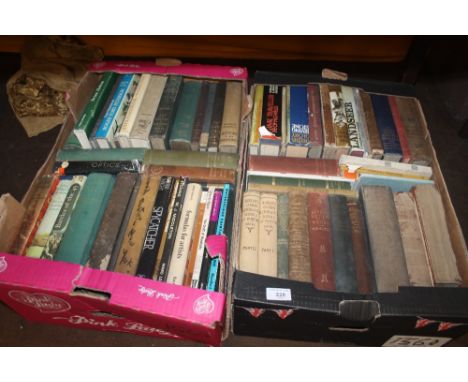 TWO BOXES OF MAINLY ART REFERENCE BOOKS