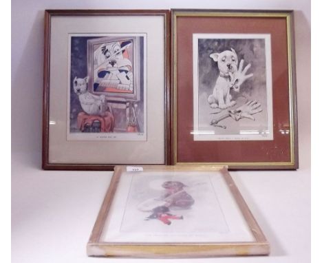 Thee Bonzo prints printed by The Sketch 24 x 17cm